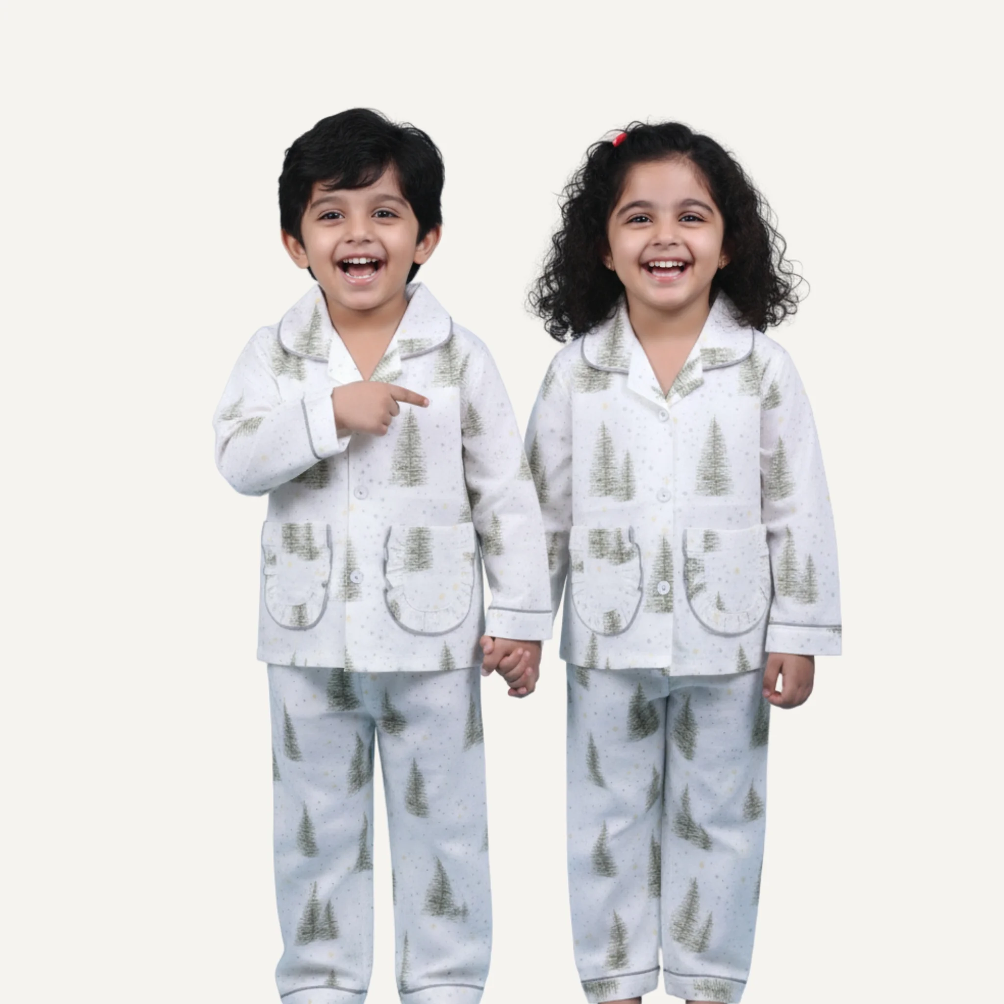 pine tree kids cotton night suit pine tree kids cotton night suit